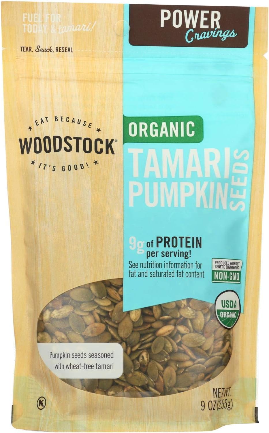 Organic Tamari Pumpkin Seeds - 9 oz
