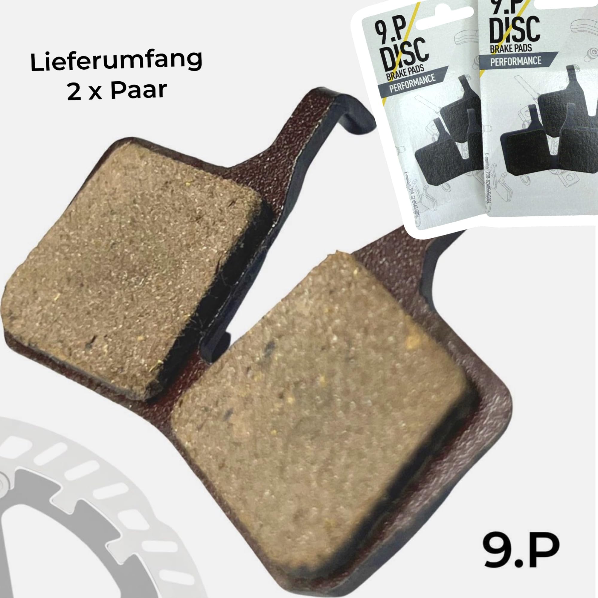 F26 MT, freni a disco idraulici di ricambio per bicicletta, compatibili con Magura MT 2 4 5 7 8 (2 paia/9.P Performance (4 pistoni)