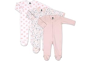 Newborn Zipper Pajamas - Ultimate Comfort and Convenience for Baby Girls