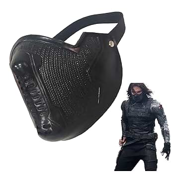 Amazon.co.jp: ZZCoser ウィンターソルジャーマスク バッキー