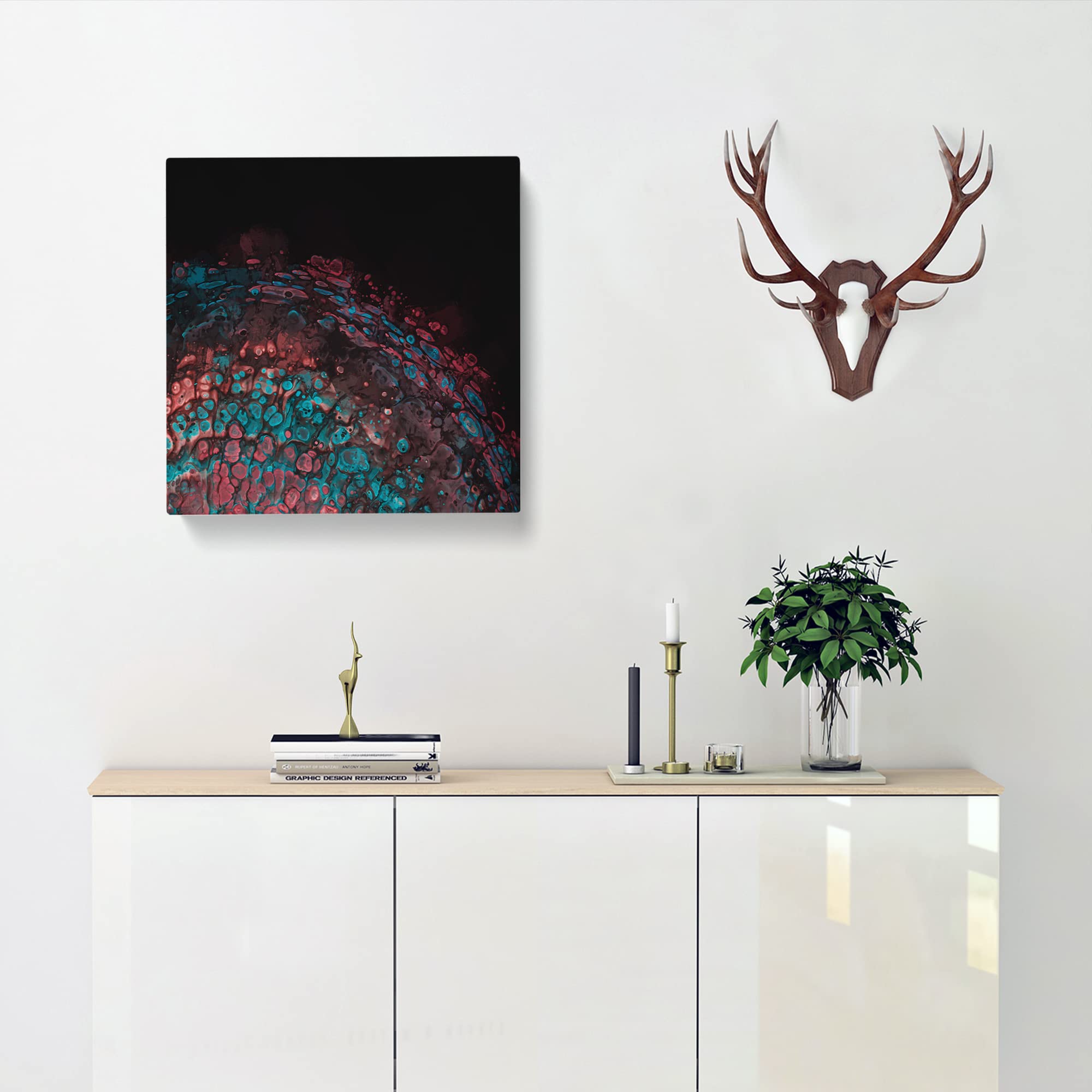 Rising Dreams Canvas Print, Mixed, 35L x 35W cm - Image 2