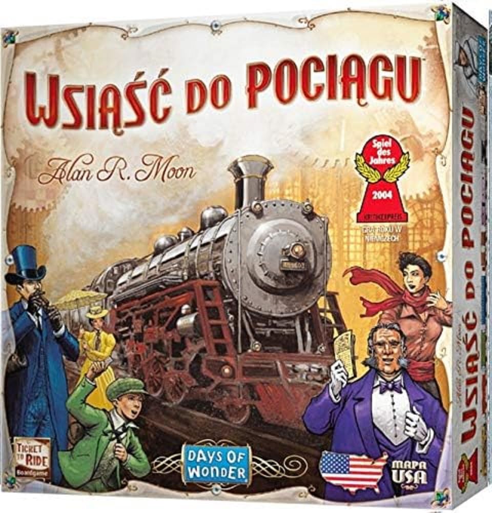 Days of Wonder Gioco da tavolo Imbarco Treno: USA - 2-5 giocatori, A partire da 8 anni