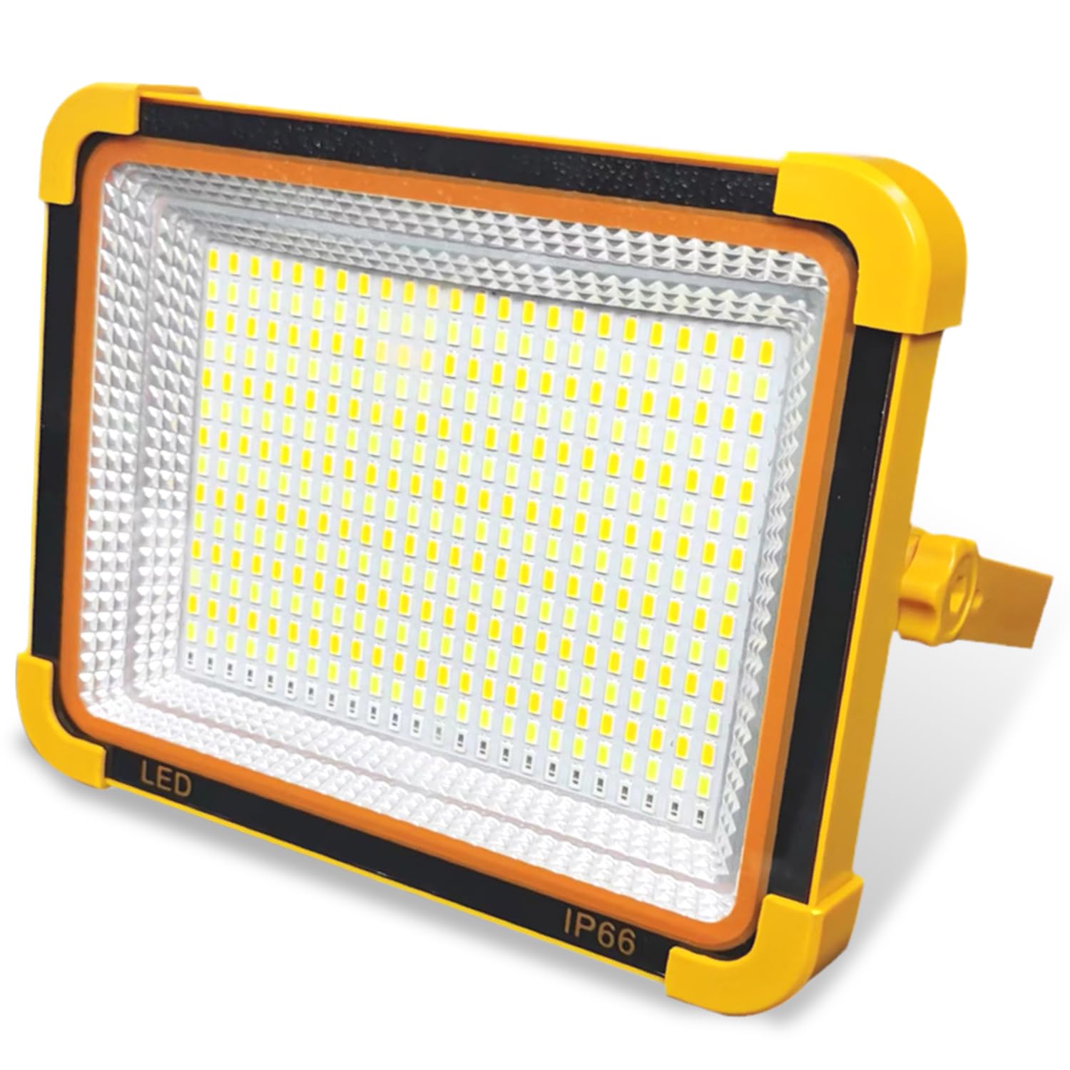 winova LED投光器 360W 充電式 360LED 大容量電池搭載 ポータブル投光器 LED作業灯 集魚灯 テントライト 昼白色 赤&青警告灯付き IP65防水 防災対策 夜間作業 夜釣り 軽量