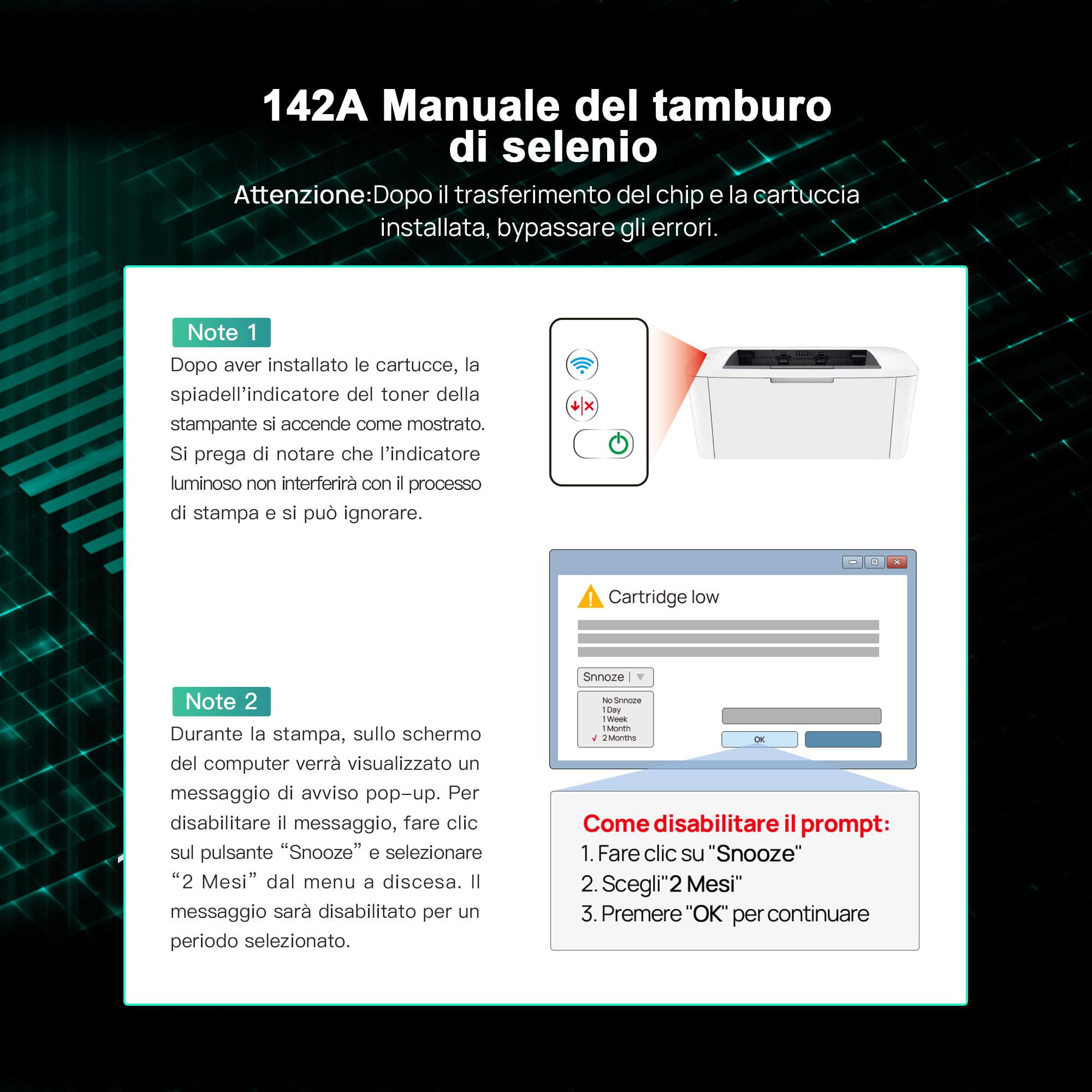 KUPYLM 142A W1420A Cartuccia toner Compatibile per HP 142A W1420A 142X W1420X Toner per Laserjet Pro M110w M110we M110 MFP M140w M140we M140 M139w M139we M139 (Senza Chip, 1 Nero)
