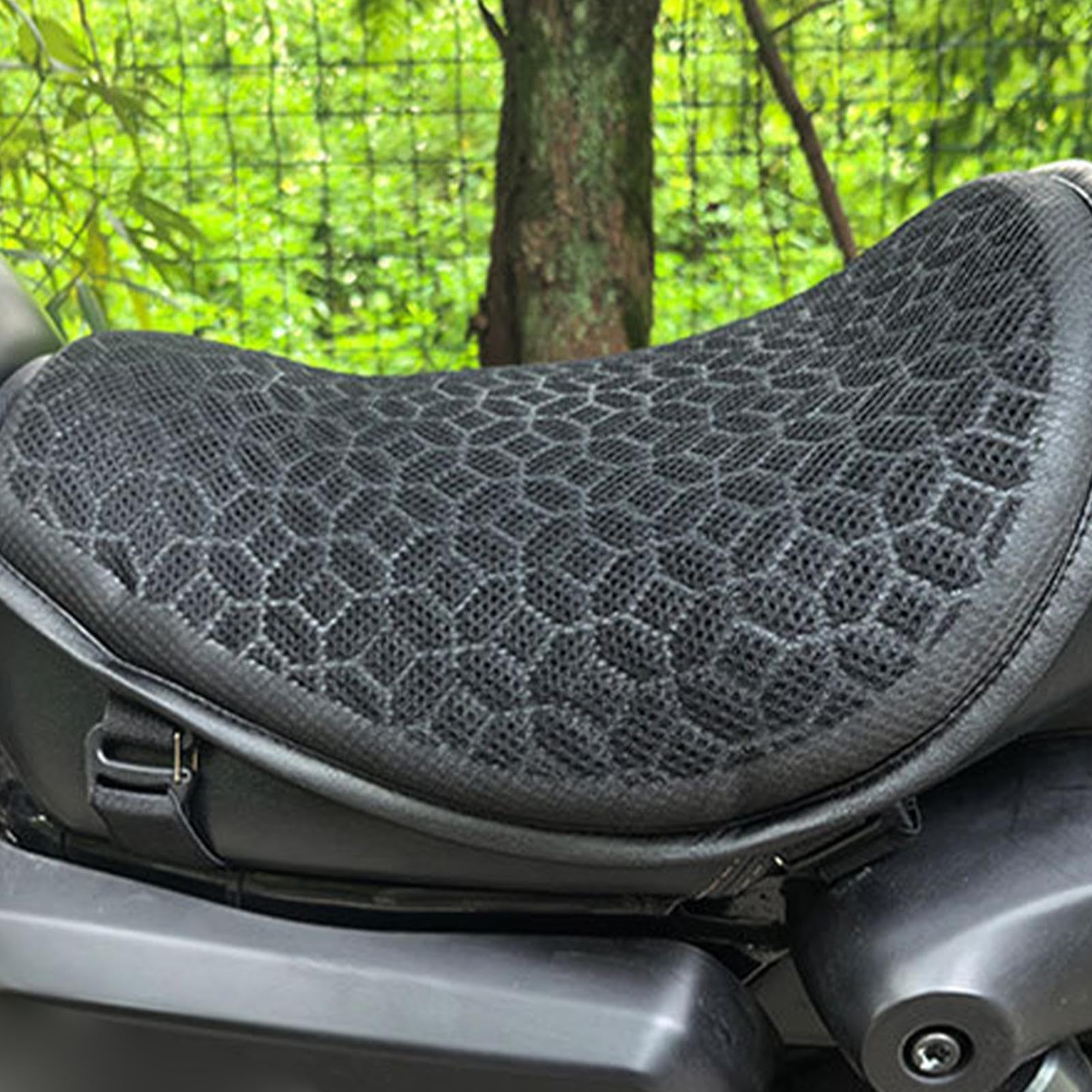 Cuscino per sella moto ammortizzante traspirante ergonomico | Ammortizzatore per moto, cuscino per sedile per conducente, passeggero, viaggio, viaggio, avventura