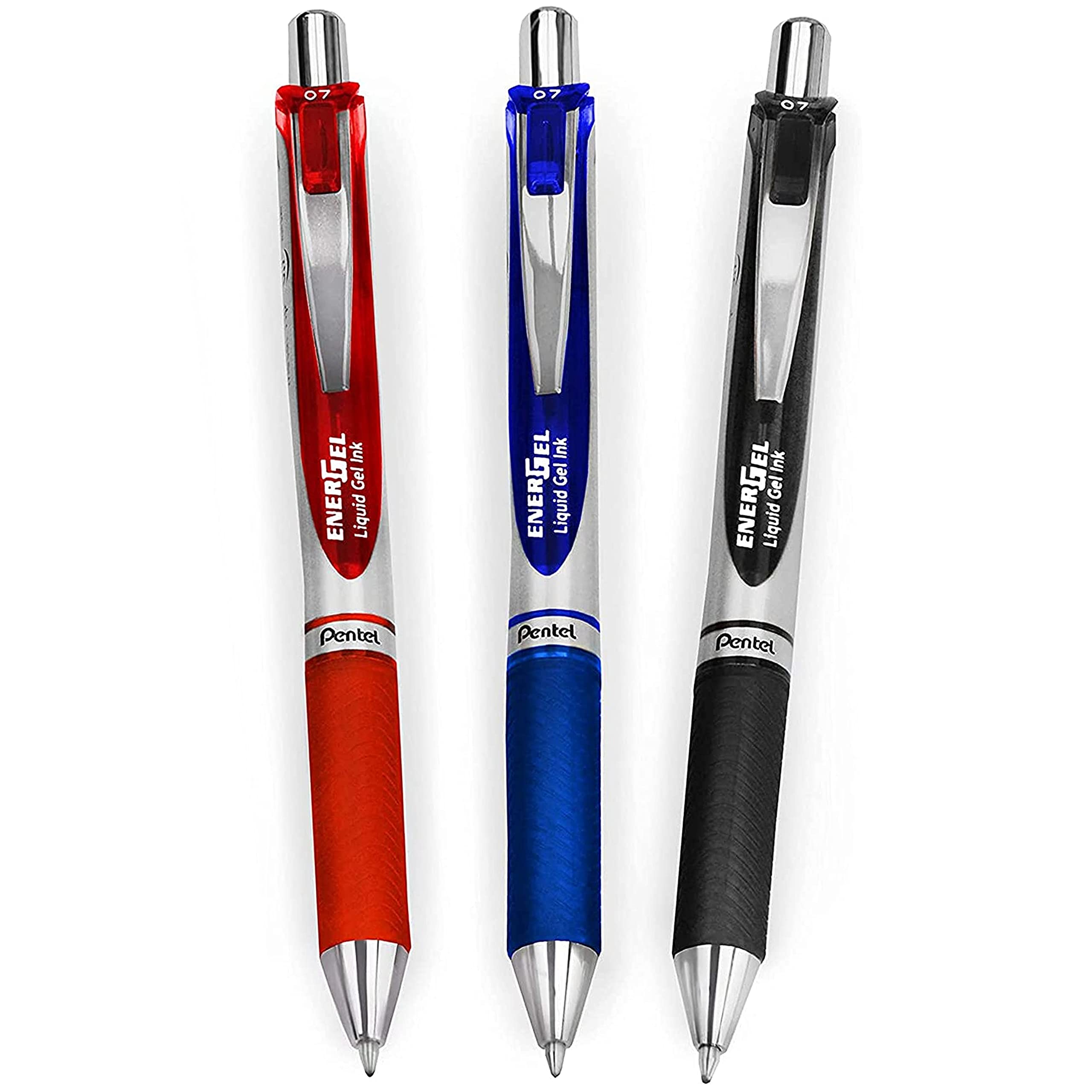 Pentel EnerGel XM BL77 Gelroller – 12 Farben, 0,7 Mm, 54 % Recycelt, Mit Finger-Grip