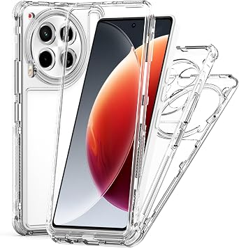Compatible with Tecno Camon 30 5G Case,3 in 1 Anti-Fall and Shock-Absorbing Protective Cover Compatible with Tecno Camon 30 5G CL7 Case Cover Clear