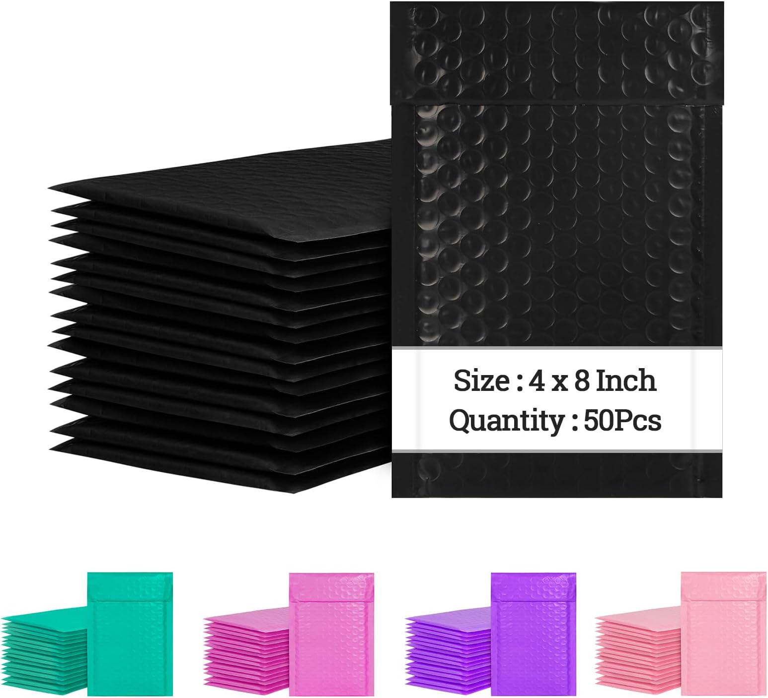 packbabol Bubble Mailers, 4x7 Inch Padded Bubble Mailers