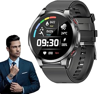 Eolaks Blood Glucose Monitor Watch - Non-Invasive Glucose Test Smart Watch,30 Sports Modes Fitness Trackers, W11Blood Pressure Watch, Smart Watch to Monitor Blood Sugar