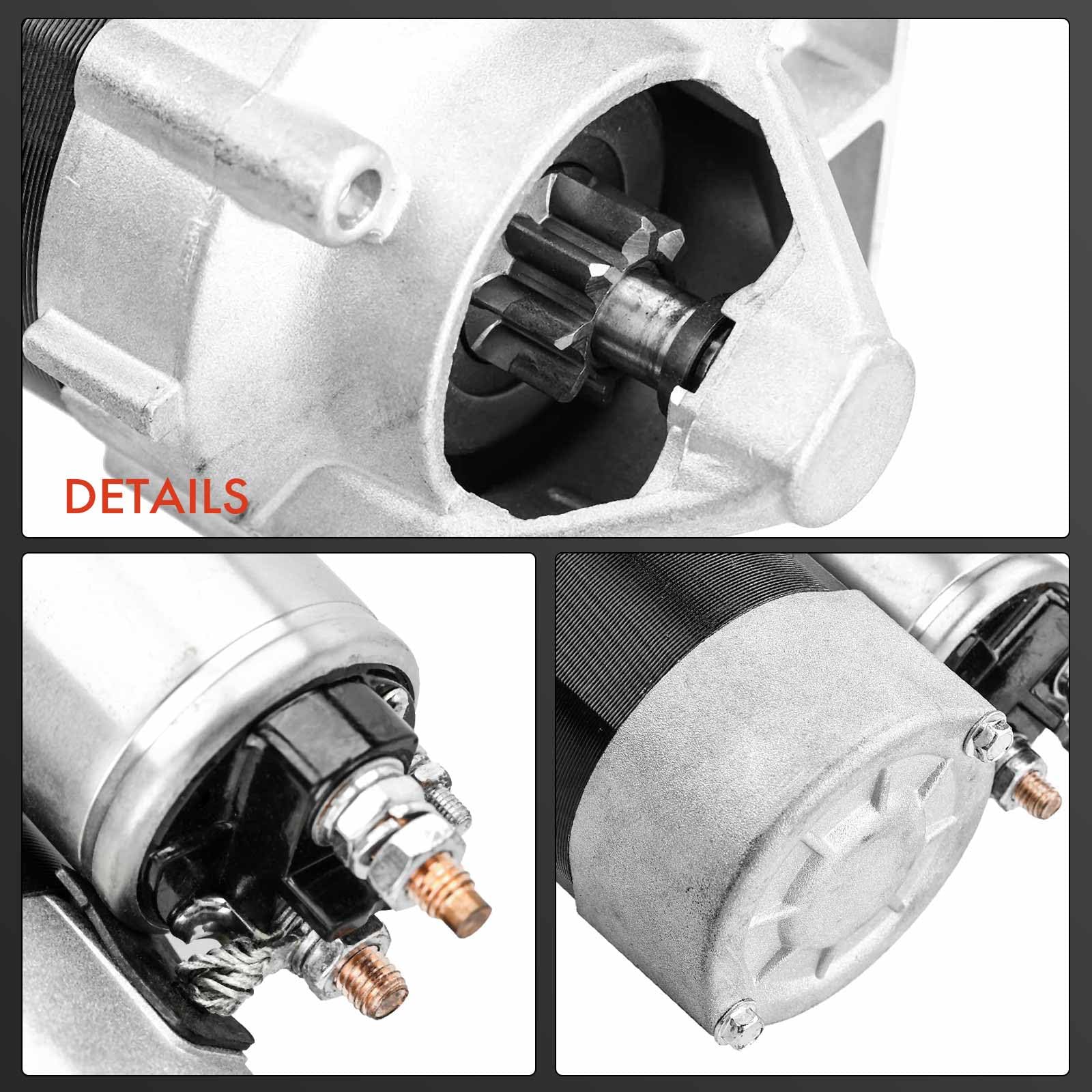 Frankberg Motor de arranque 08 kW 12 V 8 dientes 7711135849 | Compatible con: M.e.g.a.n.e I Clásico LA0/1, Caja Kubistar X76, Grand Scénic III JZ0/1, Thalia II LU, Dokker MPV KE