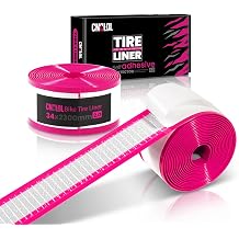 Bike Tire Liner Self-Adhesive, Mountain/Road Bicycle Puncture Proof Inner Tube Flat Protector, Anti-Puncture Protection for 20/24/26/27.5/29 x1.75/1.95/2.125/2.4/3/4/5 MTB E-Bike 700c Fat Tire