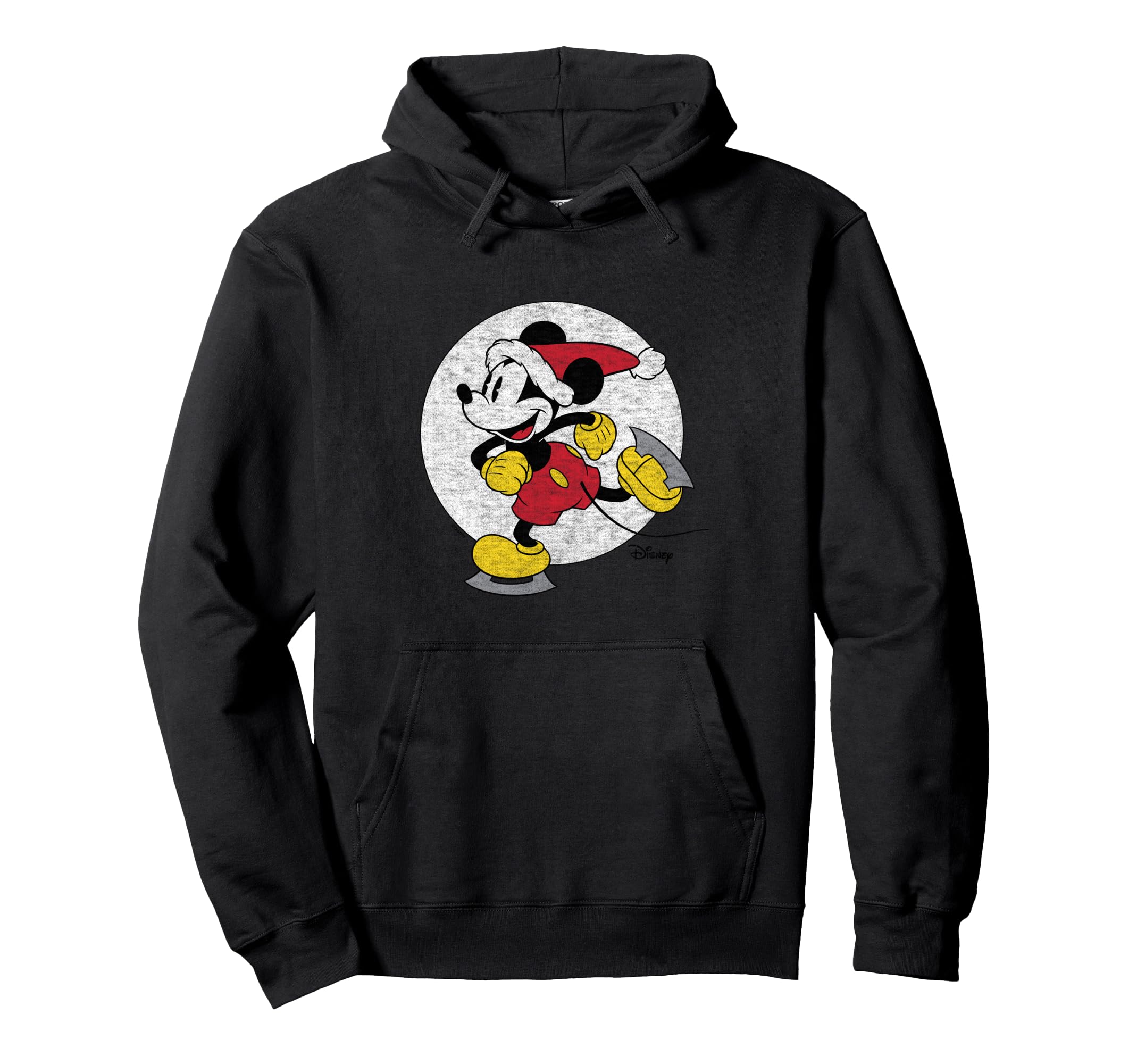 Mickey Skating Pullover Hoodie Disney - Sweat à capuche noir pour le quotidien - 2