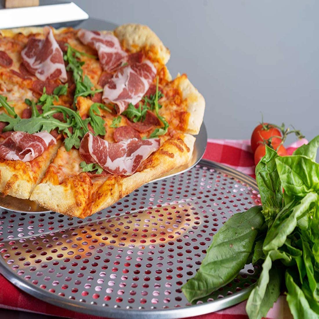 Łopatka Do Pizzy Okrągła, Łopatka Do Pizzy Ze Stali Nierdzewnej Z Drewnianym Uchwytem Do Pieczenia Chleba I Ciasta 7 Cali Na Kamiennym Grillu Do Pizzy
