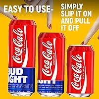 Vista 5 de BeerSkin Skywin - Cubiertas de silicona para latas que parecen refrescos, paquete de 40 unidades de 12 onzas (12.0 fl oz), reutilizables