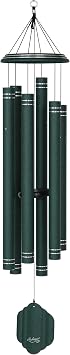 Arabesque by Wind River - 59 inch Emerald Wind Chime for Patio, Backyard, Garden, and Outdoor decor Aluminum Chime Made in the USA