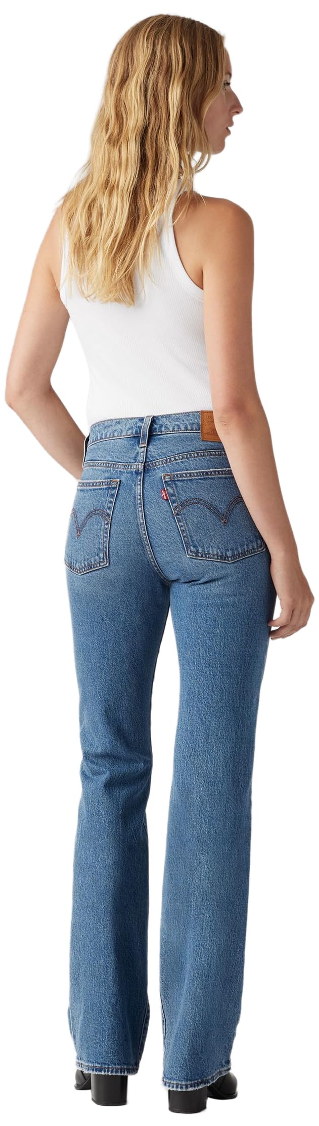 Levi's Wedgie Boot - Dżins Kobiety