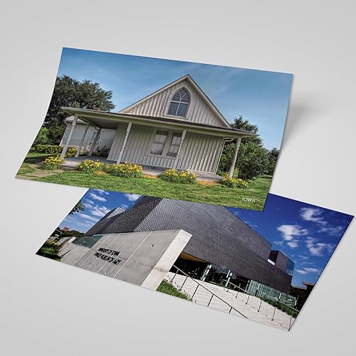Miniatura 5 de Paquete de 20 postales de paisaje vintage de Estados Unidos de Iowa, tarjetas postales de todo el mundo, tarjetas postales de viaje para regalo de