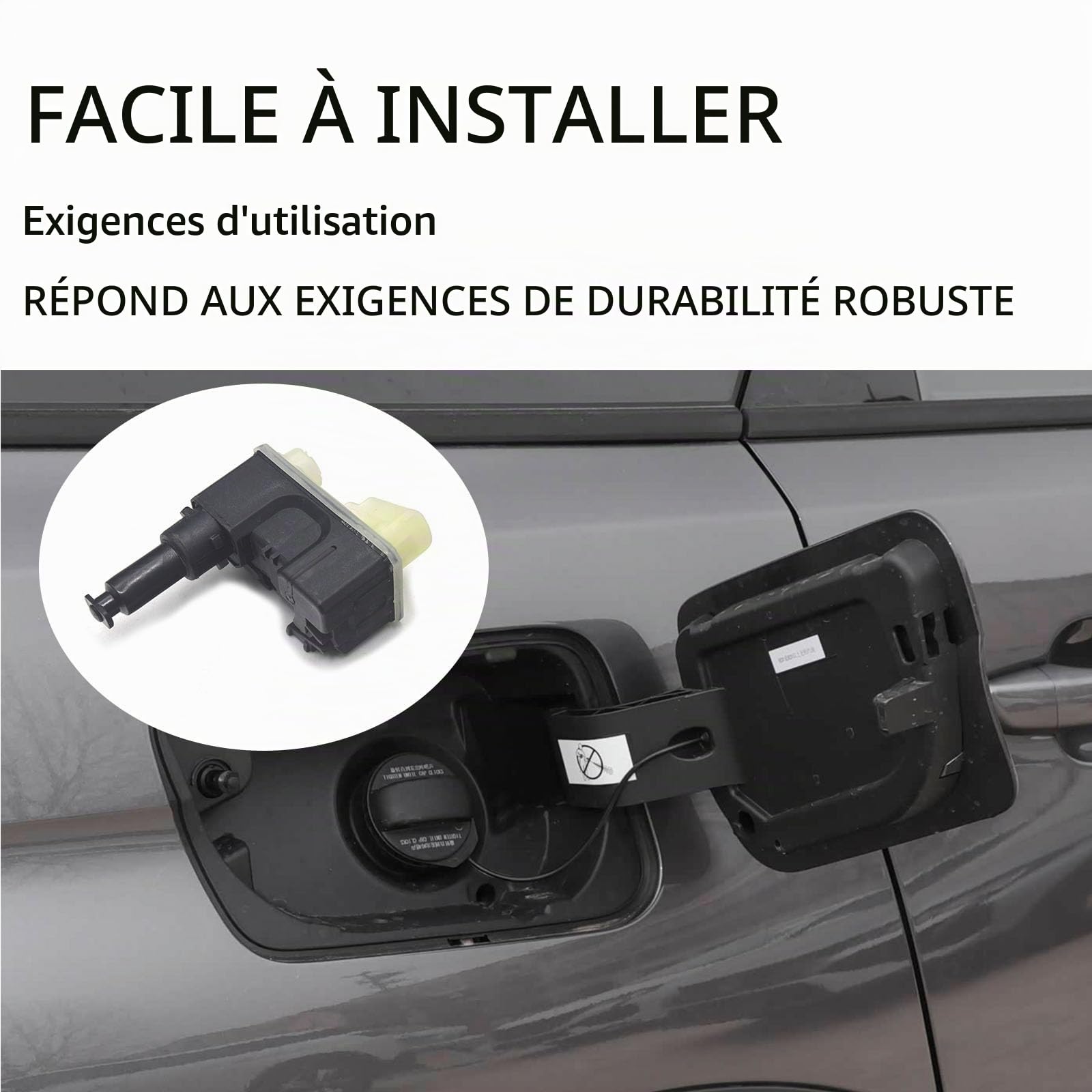 NSFM003 Moteur de déclenchement de l'actionneur de verrouillage de la trappe à carburant compatible avec Juke AUSTRAL CLIO ESPACE C3 C4 C5 C5 JUMPY DS3 DS4 DS7 DS9 2008 3008 5008 308 408 508