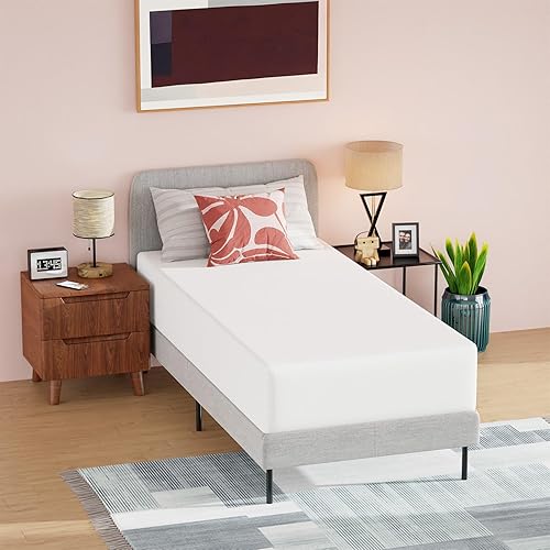 Miniatura 11 de BestMassage Colchón matrimonial de 10 pulgadas | Espuma viscoelástica de gel | Tacto firme medio | Blanco | Cama en una caja, certificado