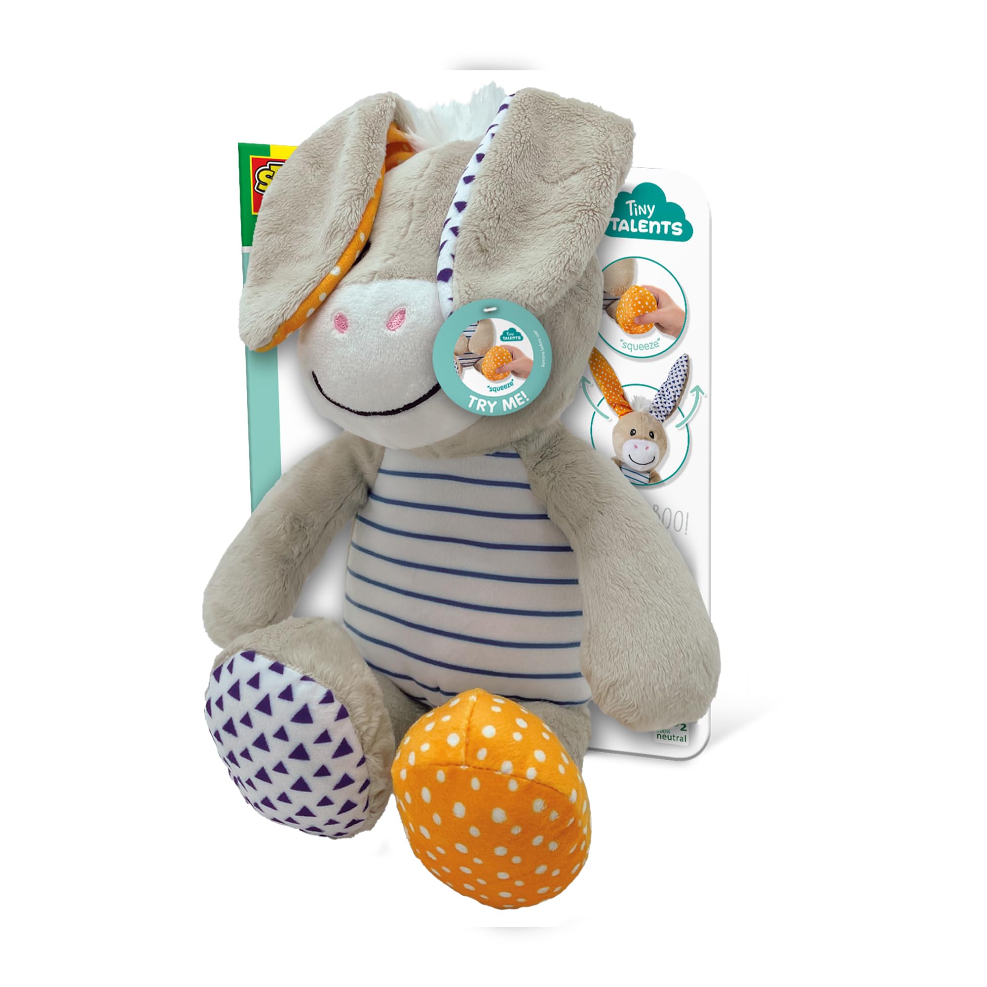 Ses Creative  Kids Donkey - Peek-A-Boo Cuddly Toy - 