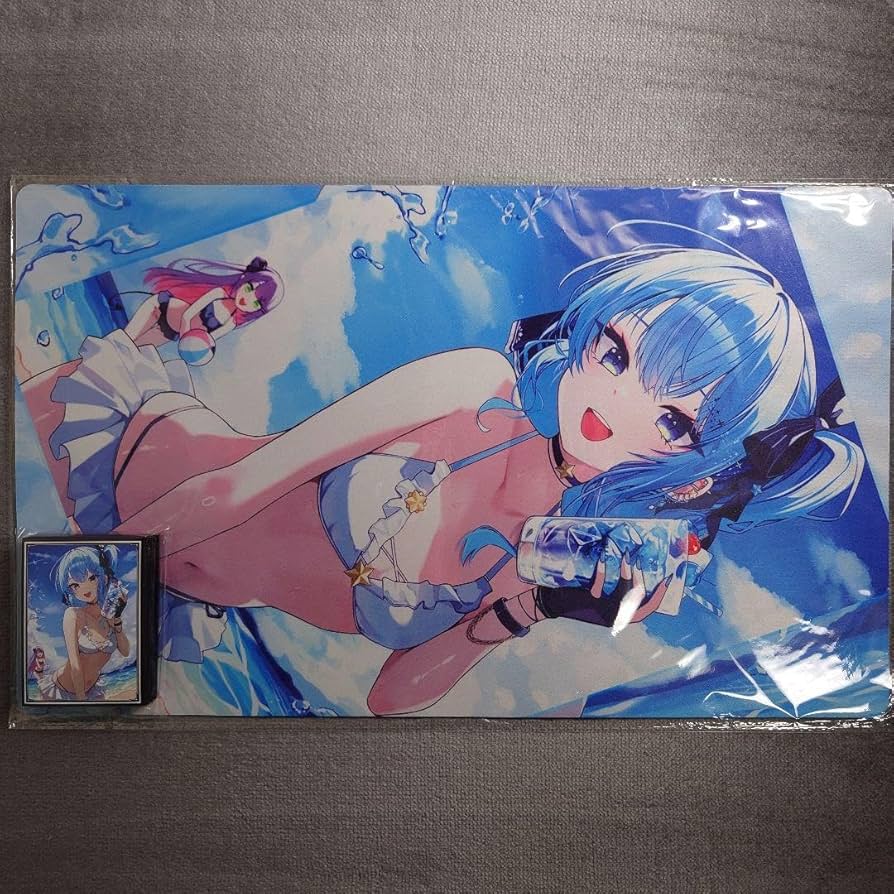 α1 ホロライブ ドリンク&トワ&ビキニ 星街すいせい スリーブ&プレイマット Amazon | α1 ビキニ&ドリンク&トワ 星街すいせい スリーブ