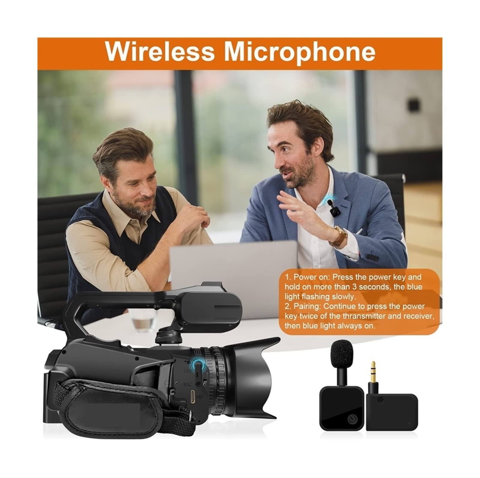 Vlog Camera, Videocamera Vlog digitale 18X Videocamera professionale 4K Stream Webcam Messa a fuoco automatica 64 MP Registratore fotografico Time Lapse(32G SD Card,Standard)