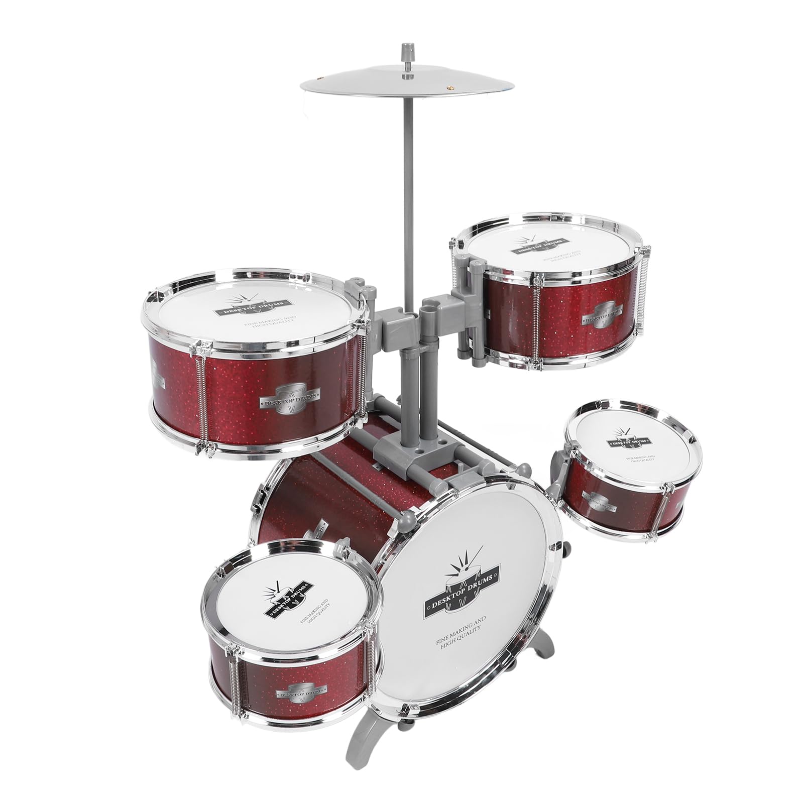 Generic Zestaw Perkusyjny dla Dzieci w Wieku 1–3 Lat, Edukacyjny Zestaw Perkusyjny Jazzowy dla Dzieci Instrument Muzyczny Zabawka w Wieku 1–3 –5 5–7 Chłopcy Dziewczęta Rodziców i Interakcja