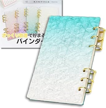 Amazon.co.jp: ikomaido バインダー貯金 韓国 アクリルバインダー A6