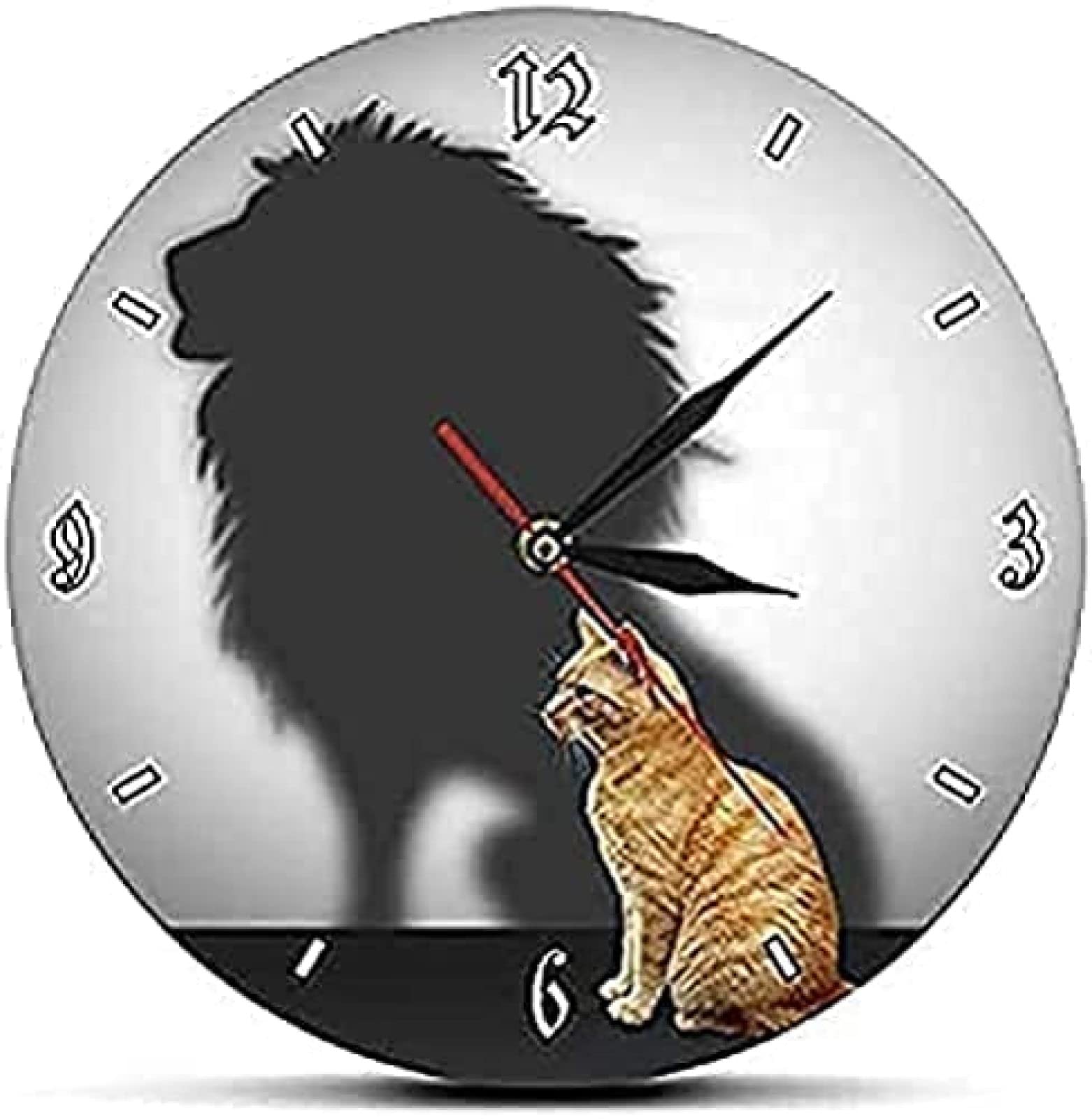 Horloge murale design moderne chat, le cadeau décoratif idéal