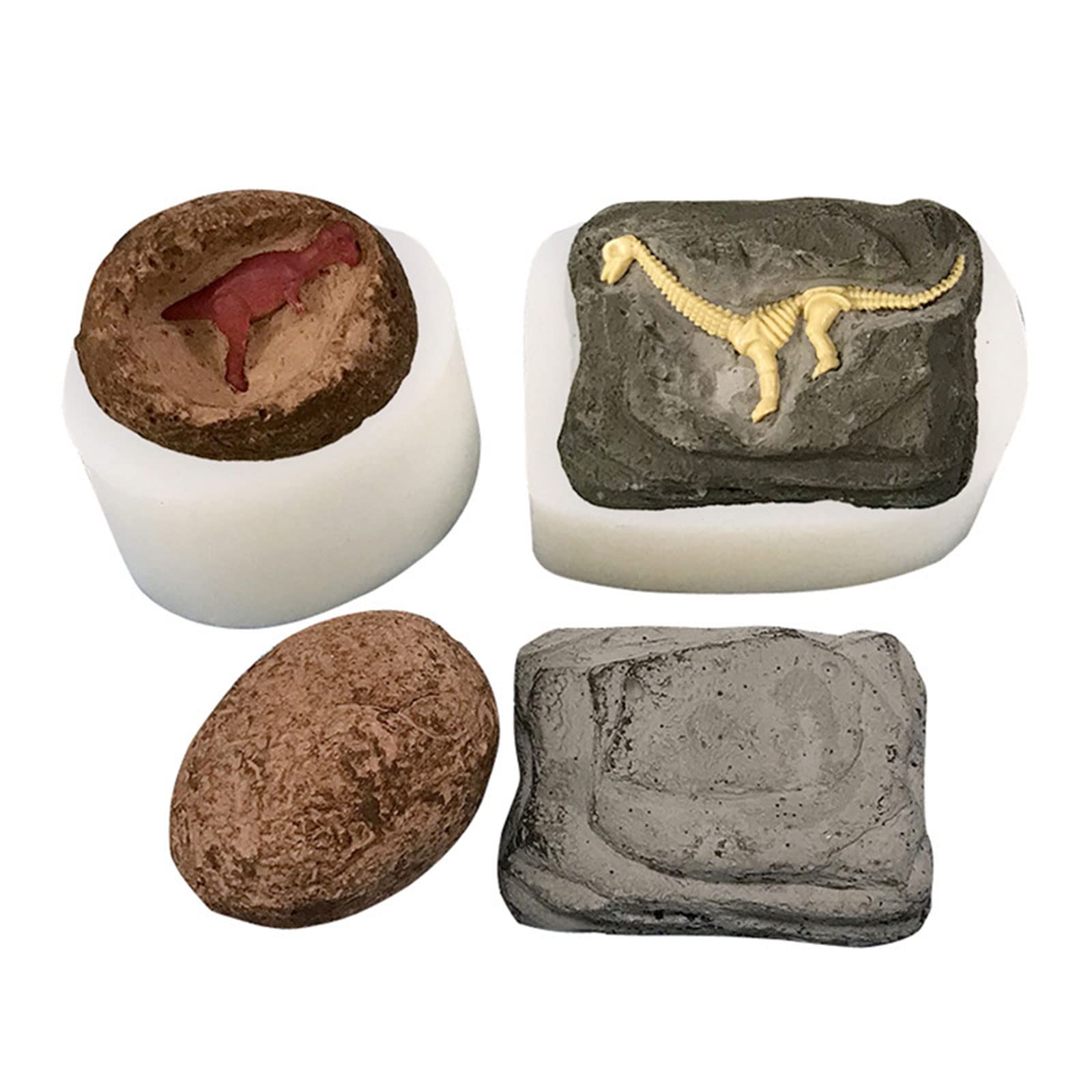 Moldes para pasteles, herramienta prensable 3D de Navidad, pequeño dinosaurio, para prensa, utensilios de horneado, silicona de grado alimenticio