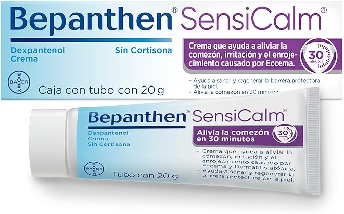 Bepanthen SensiCalm Crema con Dexpantenol Sin Cortisona, Alivio de