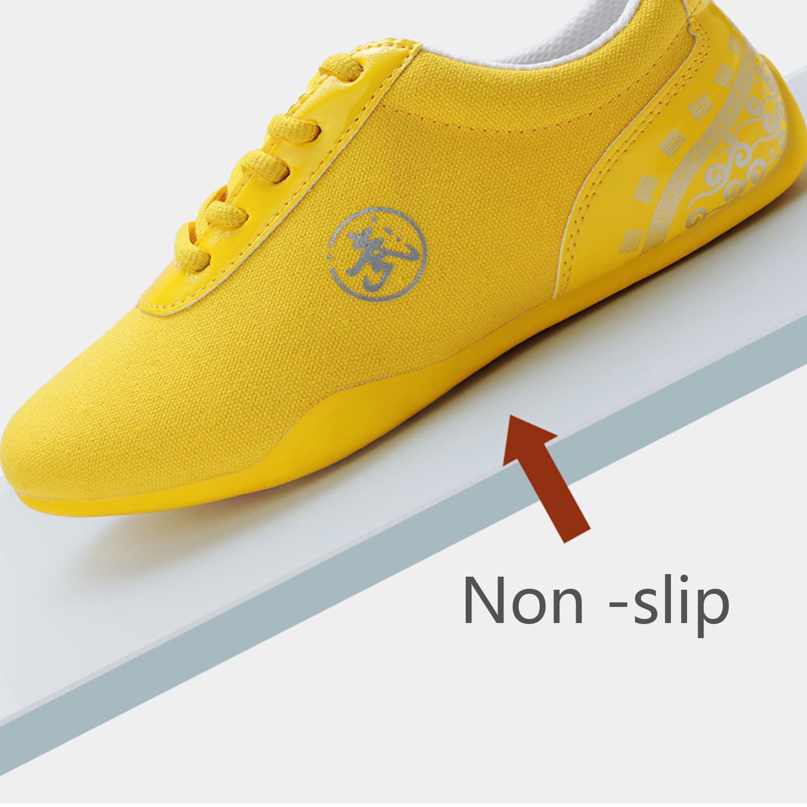 Rubruan Chaussures Taichi Kung Fu Wushu - Chaussures Arts Martiaux Traditionnels Cuir Unisexe