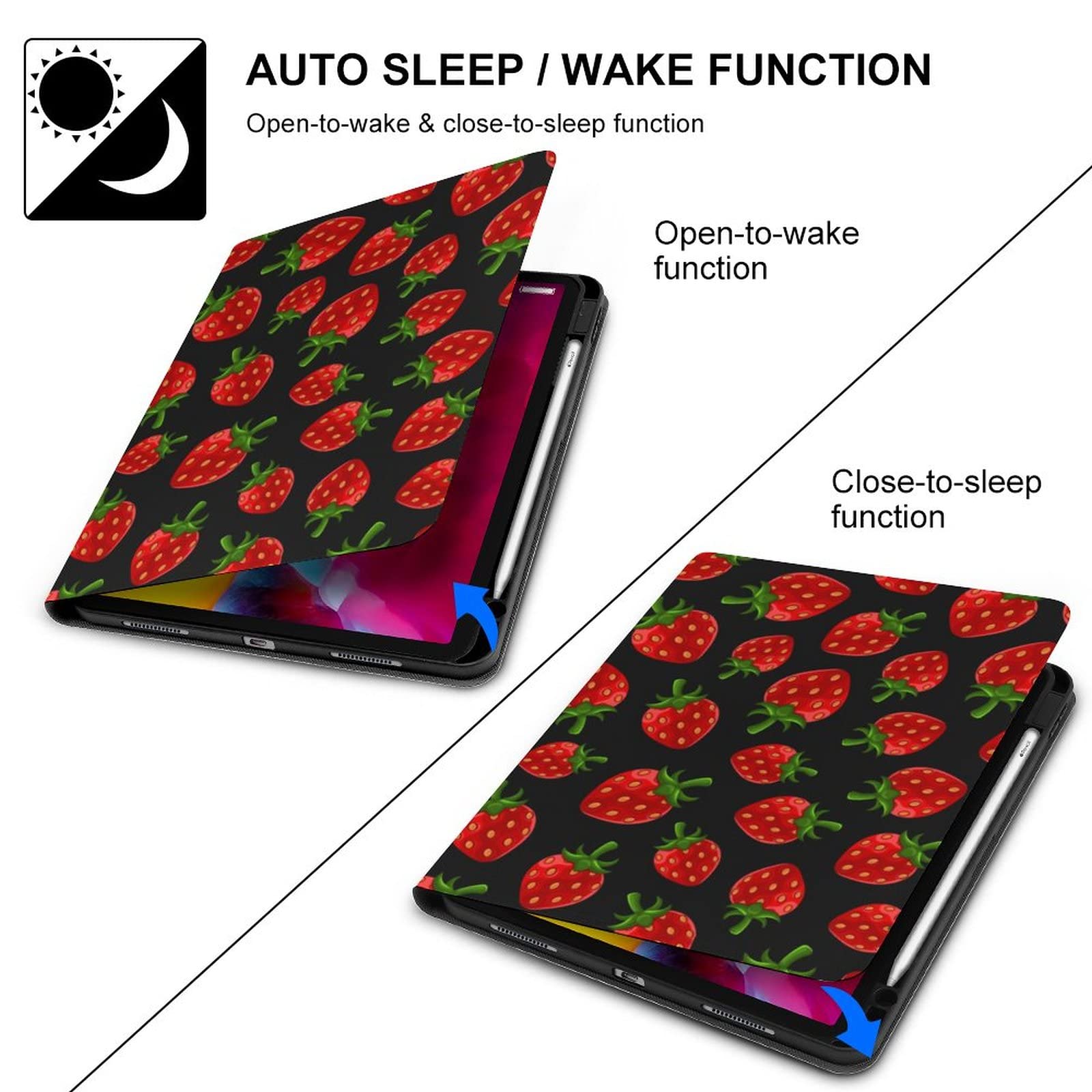 Amazon.co.jp: iPad 第9世代ケース、iPad Air 第5世代ケース、ブラック