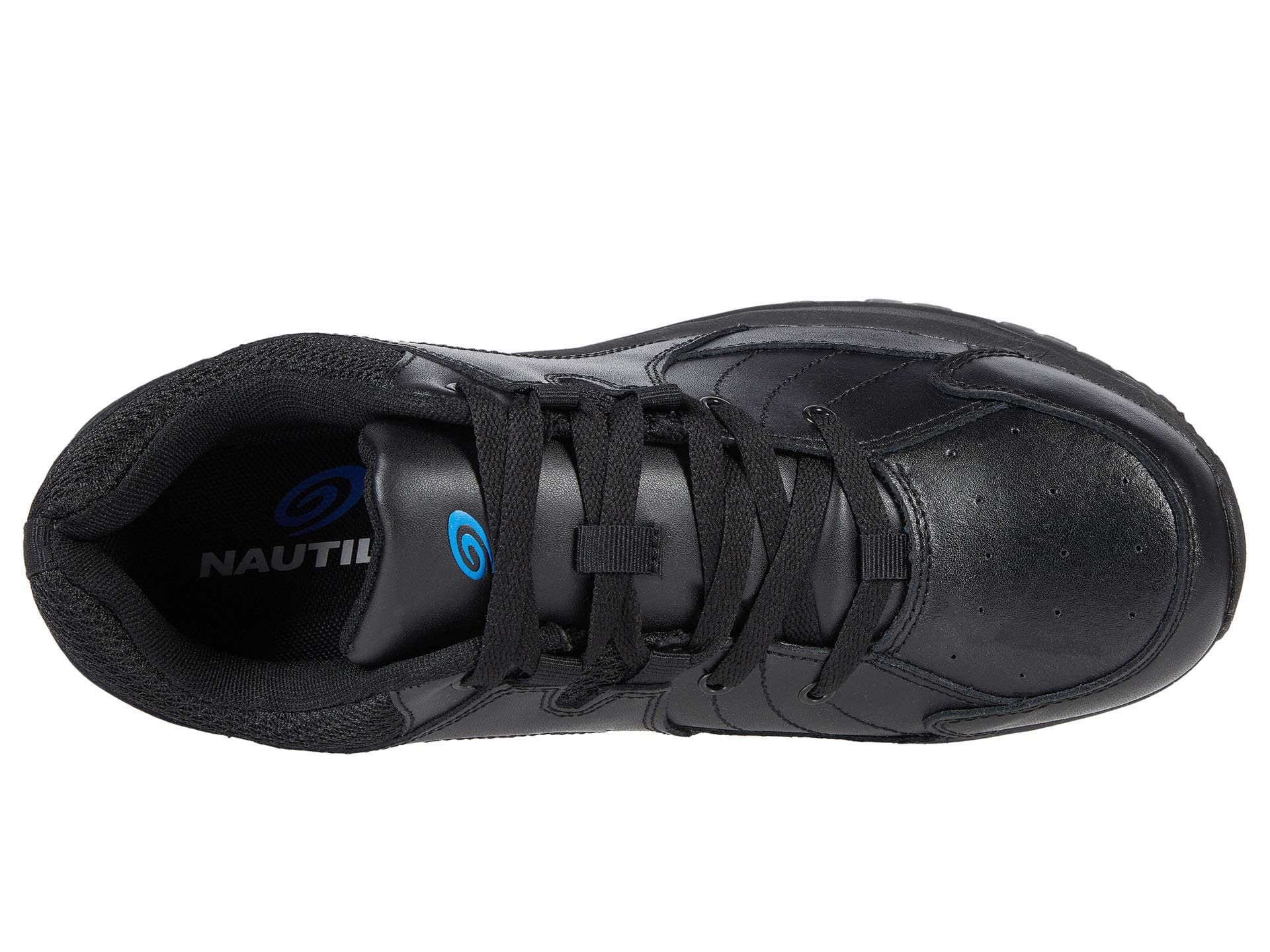 Nautilus Safety Footwear Men's 5020 Skidbuster Athletic Slip-Resistant Work Shoe, Black - 10.5 M