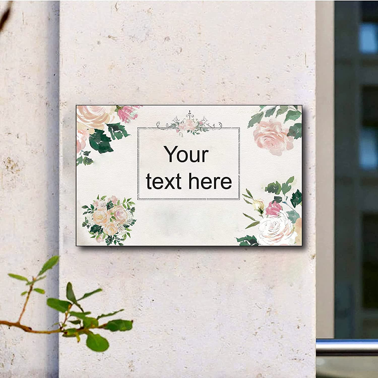 VVWV® Customized Printed Home Name Boards Plates For Outdoor Indoor Decors