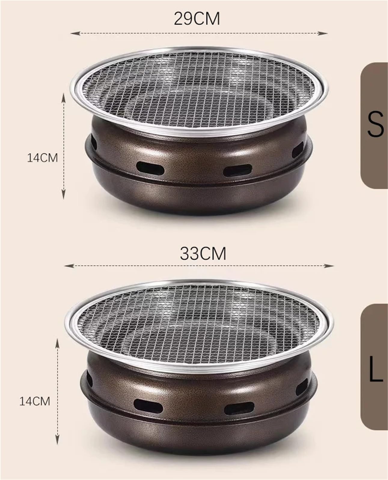 Tragbarer Chal Grill - Cact Outdoor Grill für Garten Camping & Nics - Einfach zu tragen & aufzubauen Perfekt für Familientreffen & Tailgating Spaß