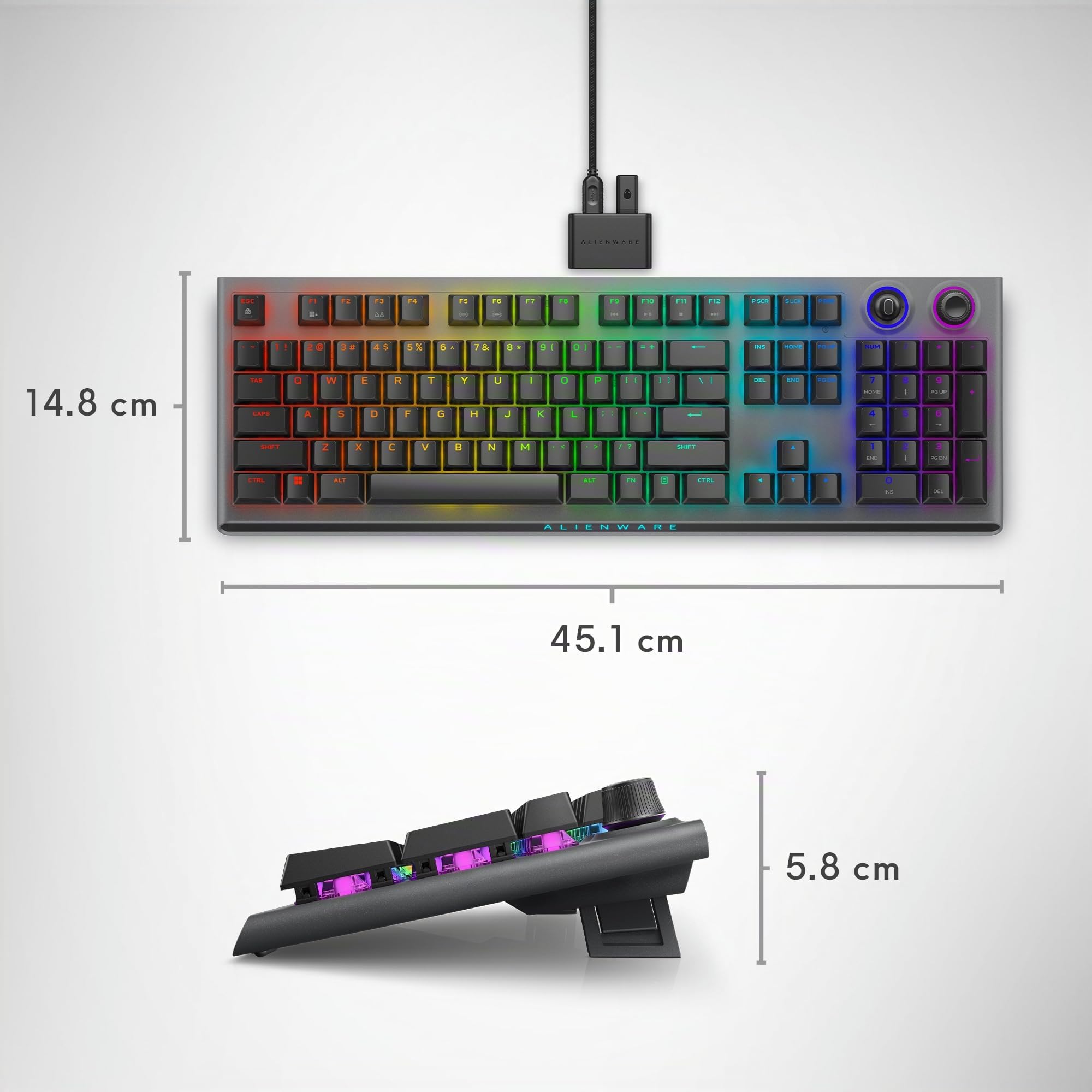 Alienware Tri-Mode Wireless Gaming Keyboard - AW920K
