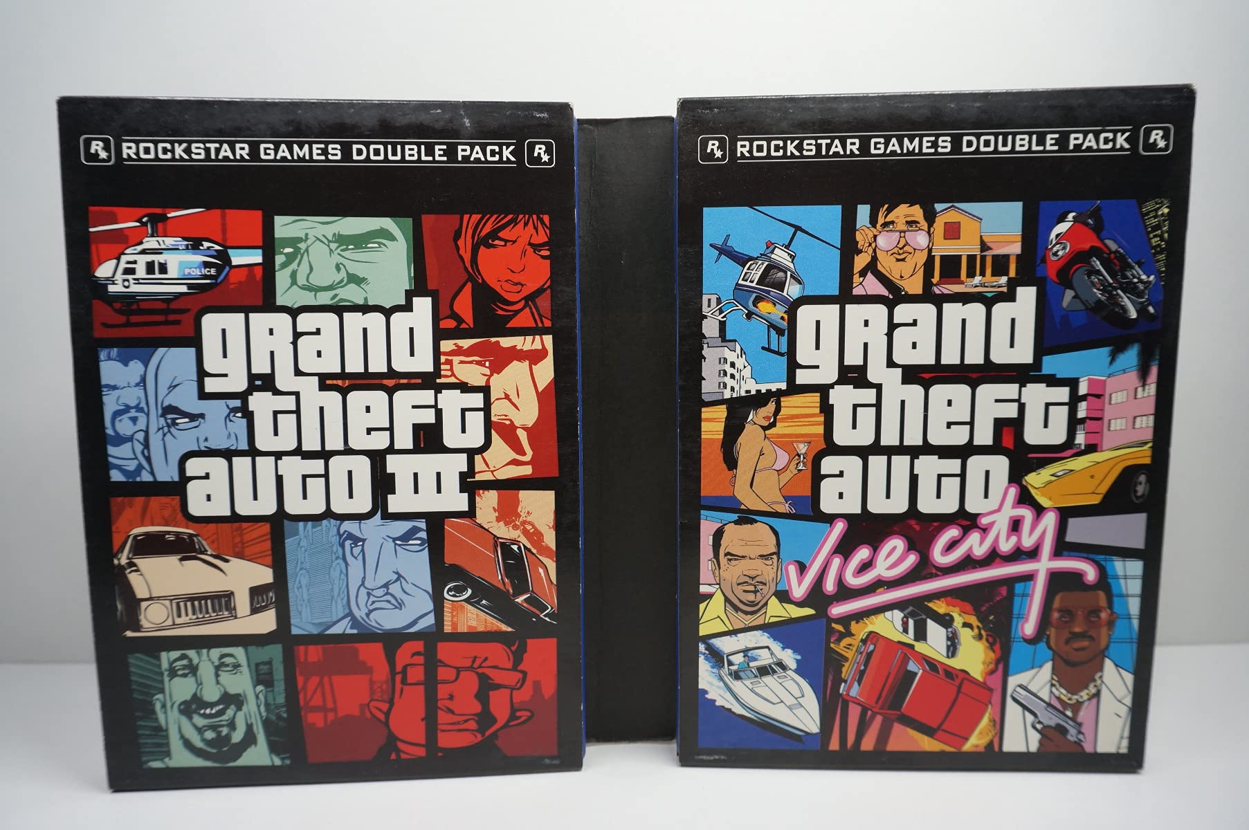 【激レア】グランドセフトオートIII バイスシティ　ダブルパック　販促ポスター 激レア】グランドセフトオートIII バイスシティダブルパック販促