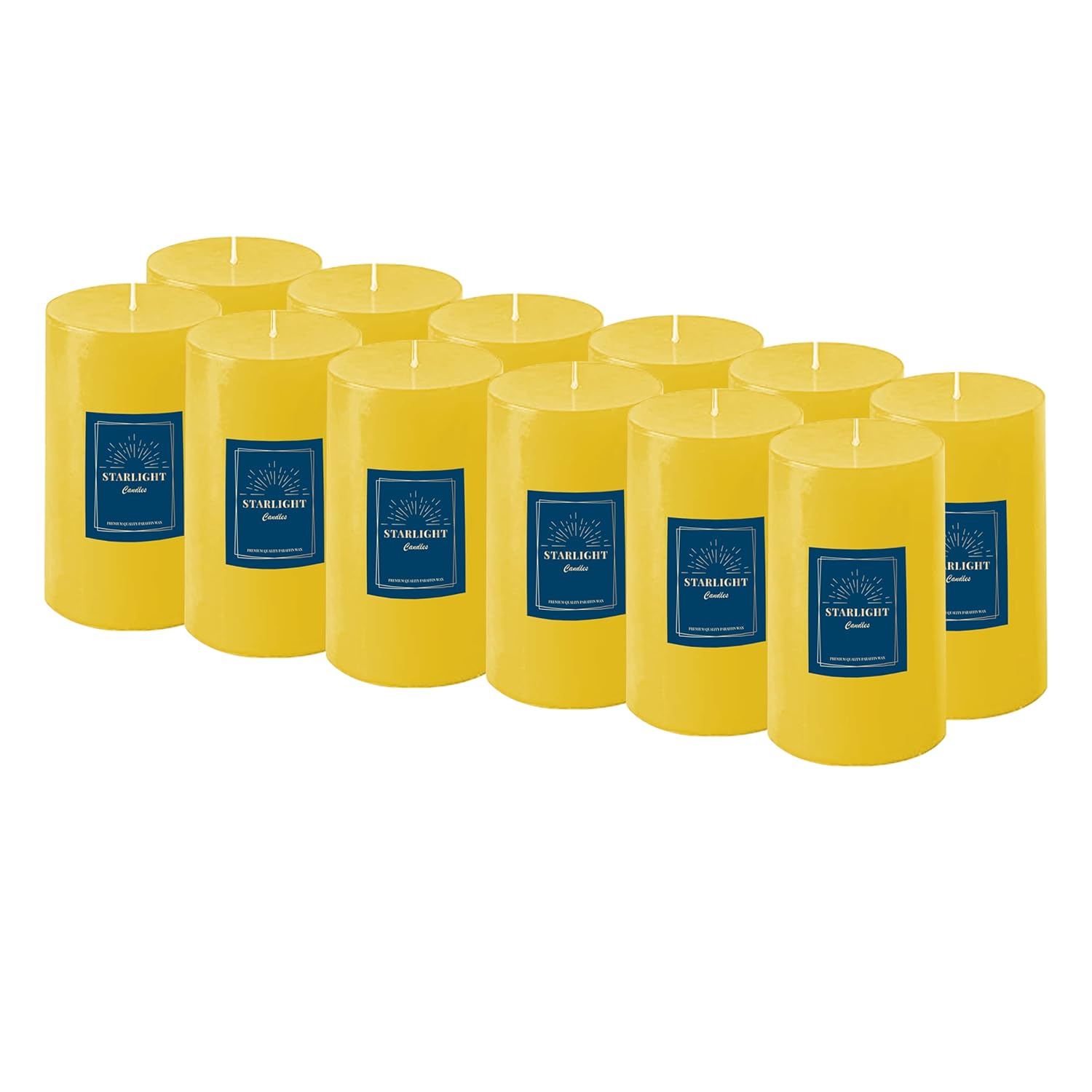 Starlight Candles® Paraffin Wax Pillar Candle 5.0x7.5 cm Hand