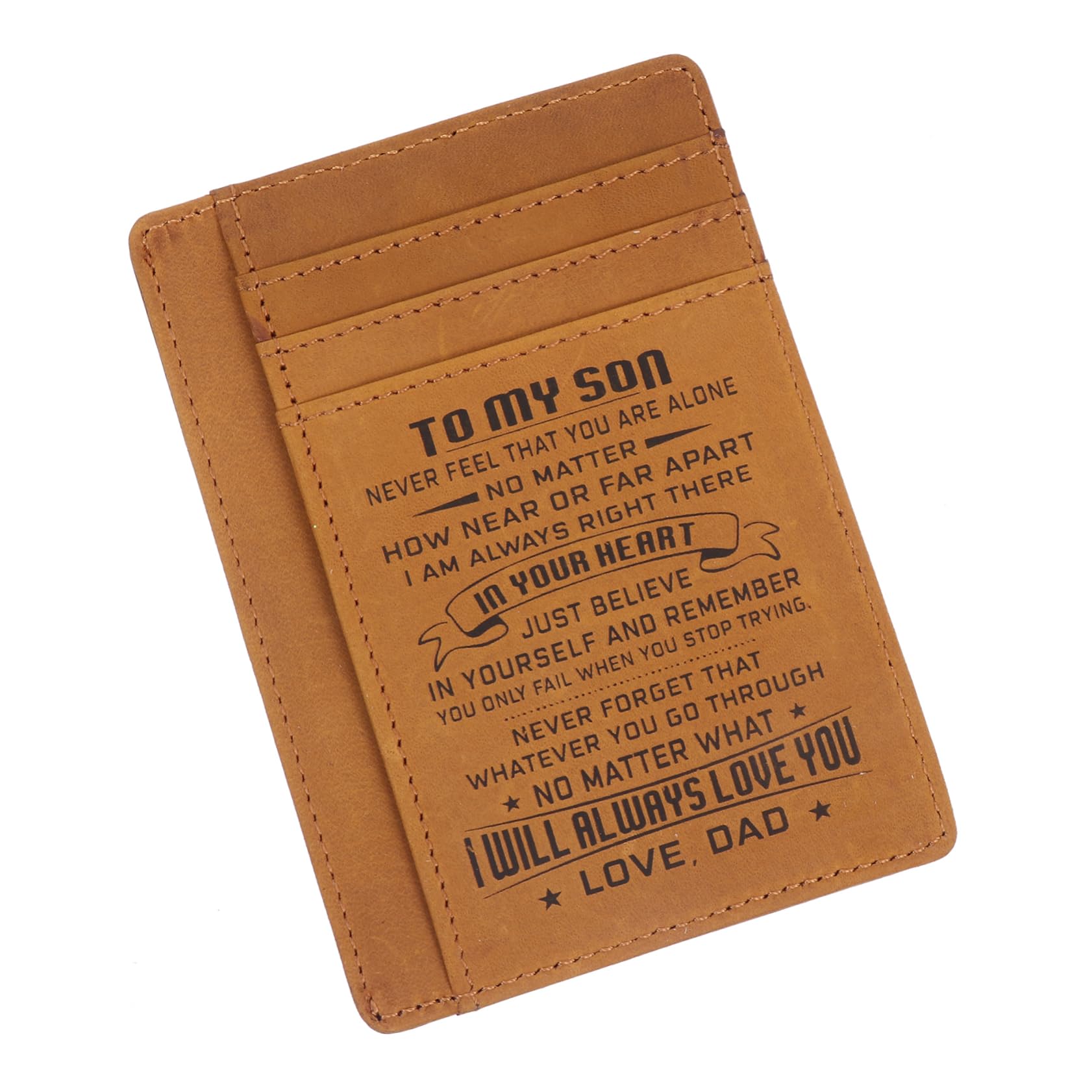 VALICLUD Wallet Blocking Card Case Genuine Pu Leather Antimagnetic Card Pack Protective Sleeve Compact Design