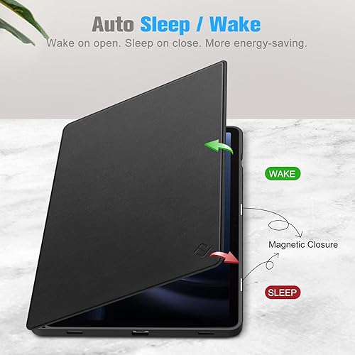Miniatura 9 de Fintie Funda para Samsung Galaxy Tab S9 FE 5G de 10.9 pulgadasGalaxy Tab S9 de 11 pulgadas 2023 con soporte para S Pen, visión multiángulo, carcasa
