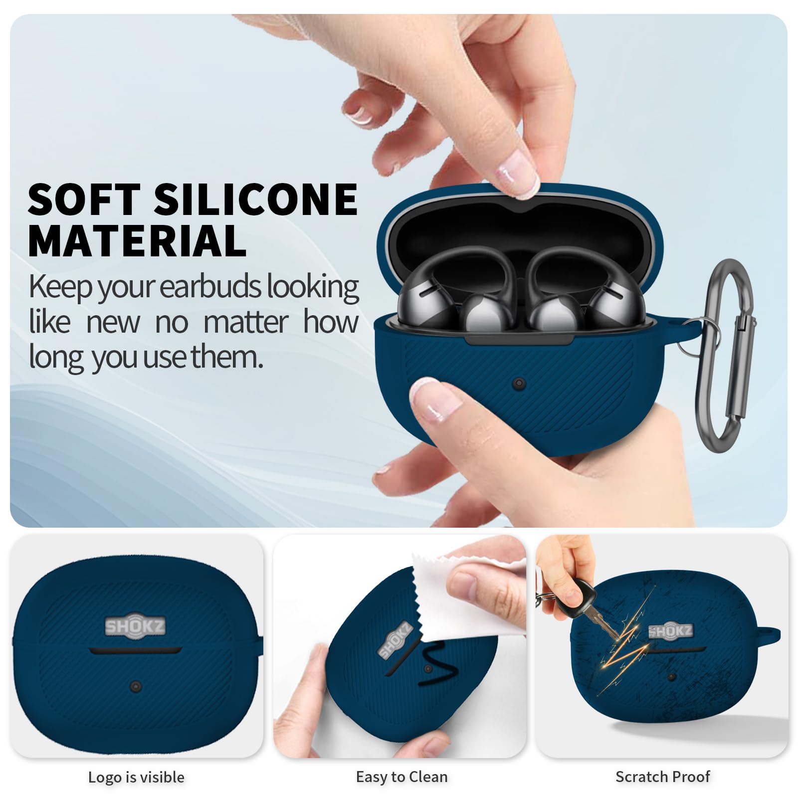 Amazon.com: TUDIOW for SHOKZ OpenDots ONE/OpenDots 2 Case, Soft
