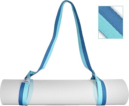 Miniatura 22 de Tumaz Correa para esterilla de yoga [alfombrilla no incluida] (2 tamaños) con textura delicada extra gruesa y cómoda, soporte ajustable para 02.
