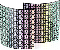 Vista 8 de SEZO Matriz LED WS2812B RGB 5050SMD Panel de pantalla LED direccionable individualmente 16x16 256 píxeles digital flexible para Arduino Imagen