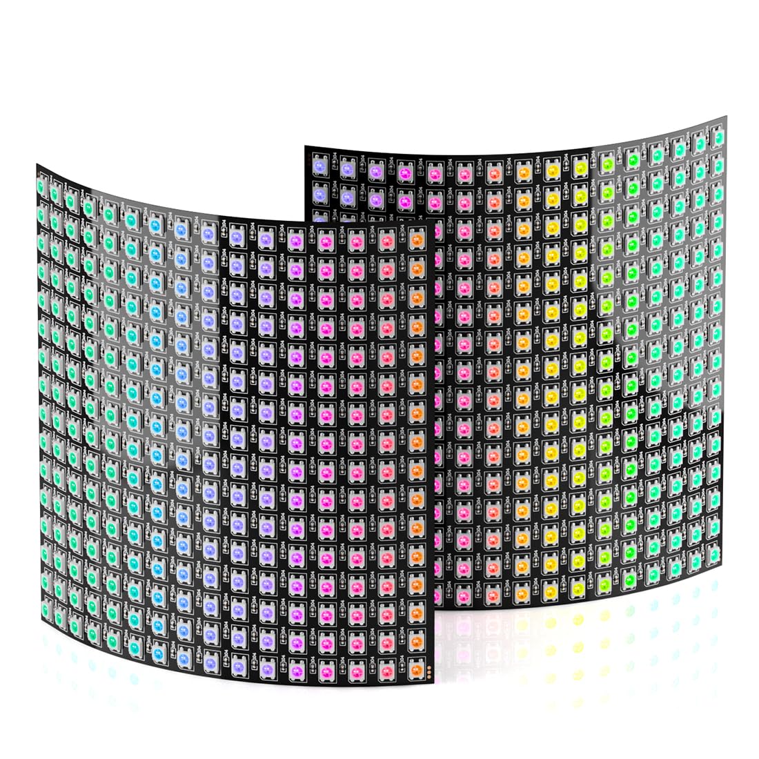 SEZO 2 Pack 16x16 LED Matrix WS2812B LED Panel Individually Addressable