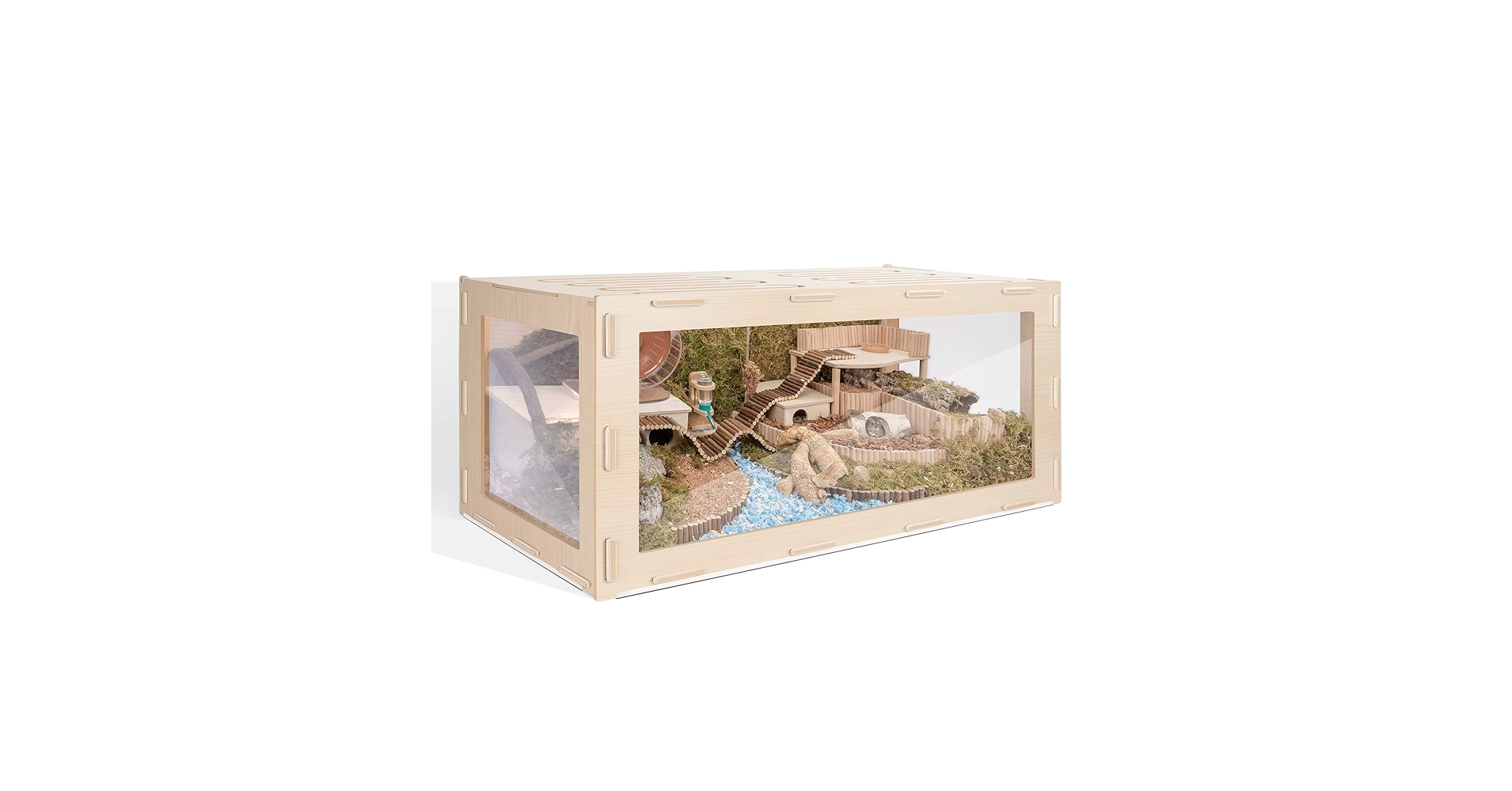 Niteangel　木製ケージ Amazon.com : Niteangel Bigger World - MDF Aspen Terrarium