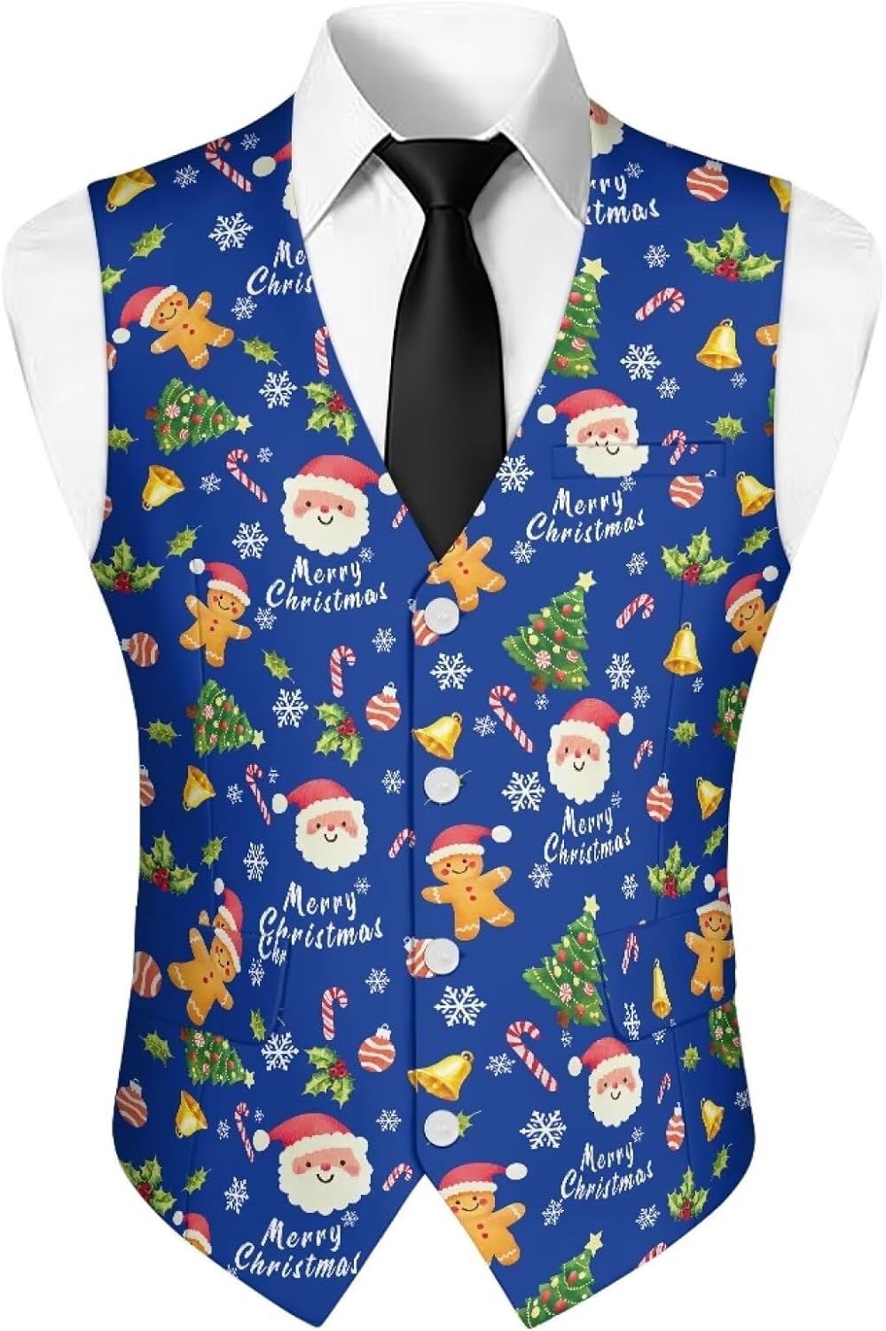 Men's Casual Business Vests Lightweight Waistcoat Slim Fit Suit Vest Formal Dress Tuxedo Suit Vest with Pockets