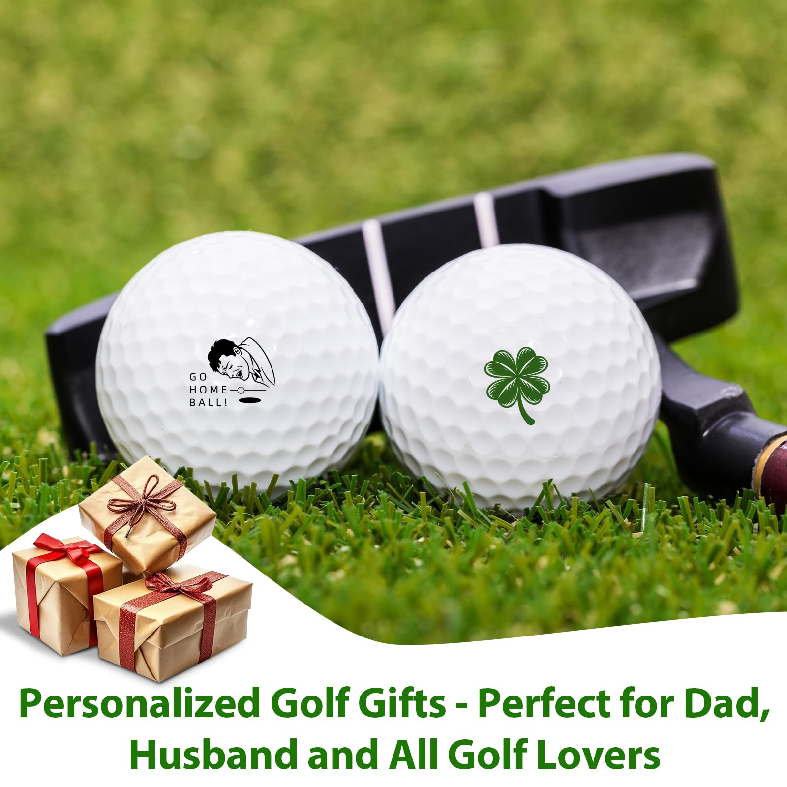 Terwex Timbro per pallina da golf con inchiostro e custodia in metallo, timbro rotondo autoinchiostrante per marcatura delle palline da golf, strumento di marcatura ad asciugatura rapida, stencil