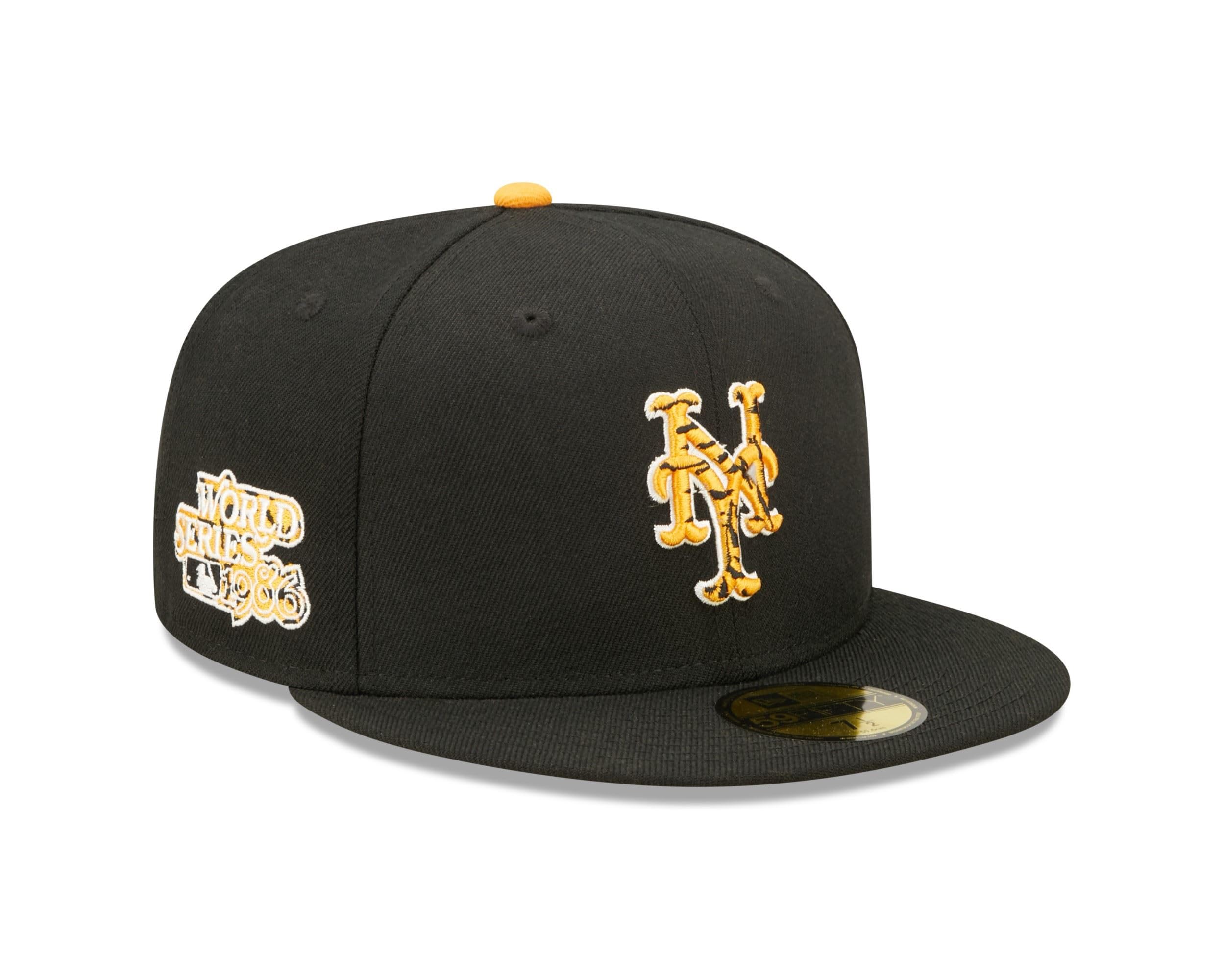New Era New York Mets Tigerfill Black 59Fifty Basecap