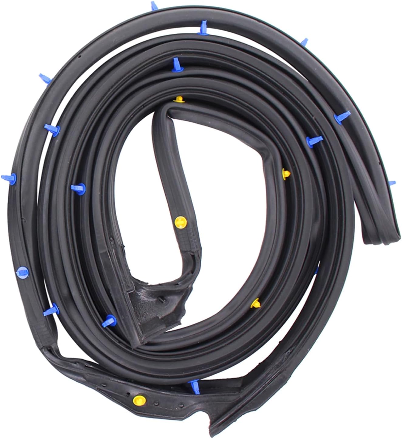 ApplianPar Left and Right Side Front Door Weatherstrip Moulding Seal Rubber for Honda Accord 2008 2009 2010 2011 2012
